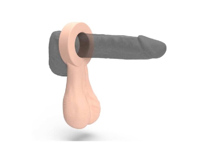 HUNG’R LOW BALLS M HEAVY COCKRING FLESH