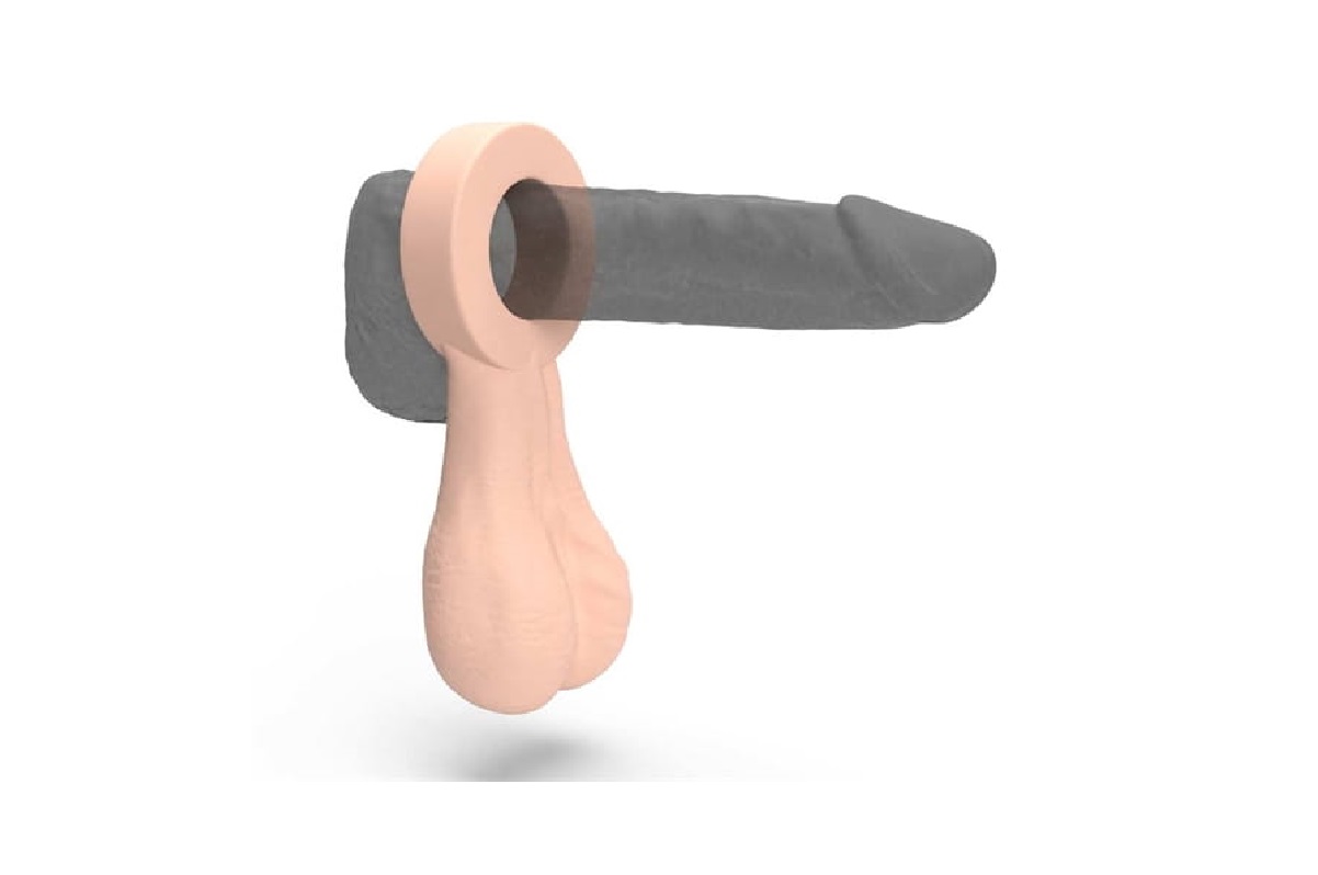 HUNG’R LOW BALLS M HEAVY COCKRING FLESH